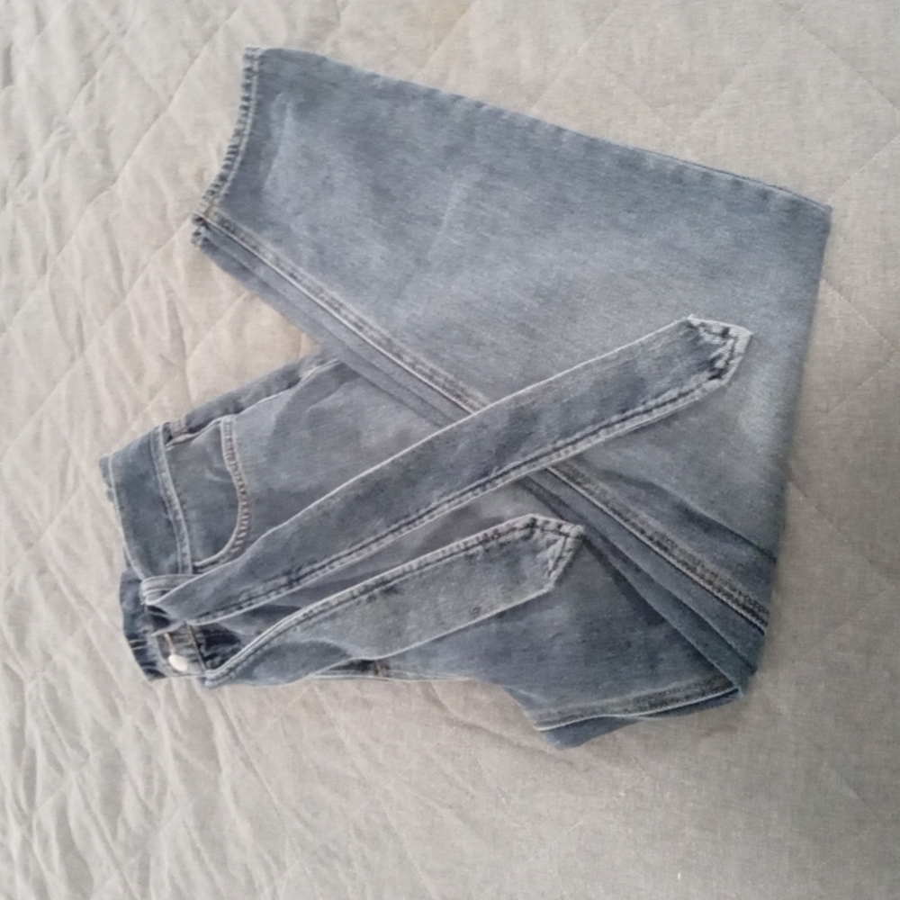 The Brinkley high rise paper bag Jeans